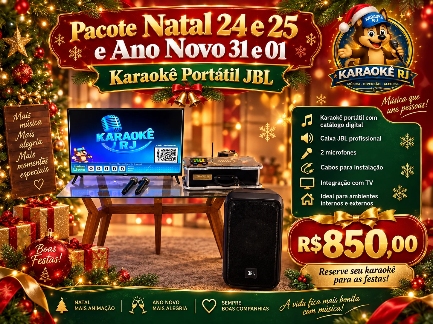 Karaokê Portátil JBL